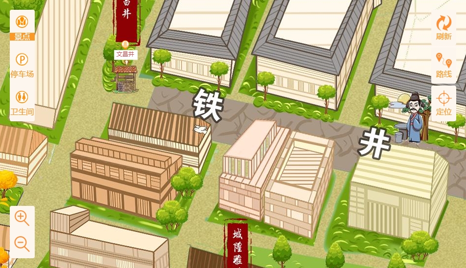 从江智慧景区：手绘地图与语音导览的完美融合